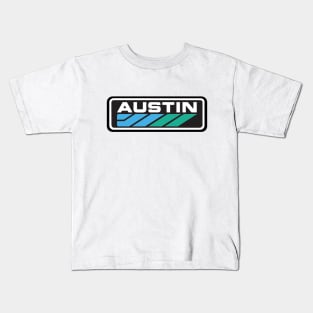 Retro Austin Cars emblem 1980's - Austin Metro, Allegro, Princess ! Kids T-Shirt